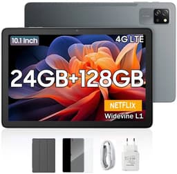 Blackview Tab 60 Pro Tablet - 4G - 8GB RAM - 128GB - 10.1 inch - Android 14 - Unisoc T606 Octa core - Widevine L1 - Grijs — thumbnail 1
