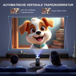 Mini beamer - Projector - Beamerscherm - Projectiescherm - Outdoor & Indoor Projector - — thumbnail 2