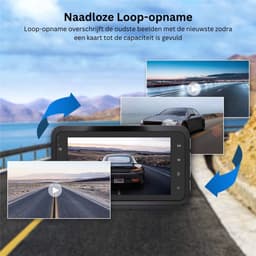 CRLYN® Dashcam voor Auto - Dual - Camerabewaking - Full HD - Zwart — thumbnail 4
