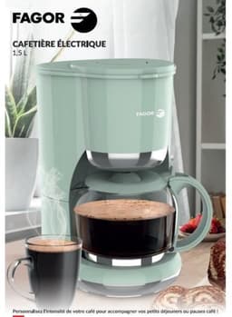 Filterkoffiezetapparaat - FAGOR - FG1560 - 1,5 L - 12 kopjes - Warm houden — thumbnail 3