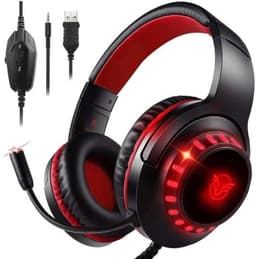StayPowered Gaming Headset - Ultiem Geluid & Comfort - Noise Cancelling Microfoon - Surround Sound - Multi-platform Compatibel - Plug & Play - Ergonomisch Design - LED Verlichting - Zwart/Rood - Levering Sneller dan Aangegeven! — thumbnail 1