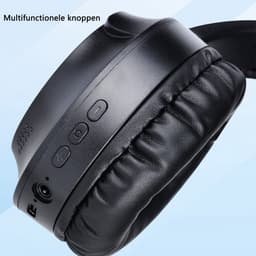 KINSI Draadloze Gaming Headset met RGB-Verlichting - koptelefoon meisje - Bluetooth Hoofdtelefoon voor Gamen & Sport,roze — thumbnail 2