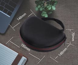 Koptelefoon Case - Harde Beschermhoes - Geschikt voor o.a. Bose, JBL, Sennheiser Beats, Beats by Dre - Zwarte binnenvoering - Koptelefoon Hoesje - opvouwbare koptelefoon - Koptelefoon Case - Koptelefoon Hoes - Beschermhoes - Draagtas — thumbnail 5