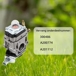 Carburateurset - Buis met pakking - Bougie en brandstoffilter - Voor carburateur grasmaaier 52cc 49cc 43cc — thumbnail 4