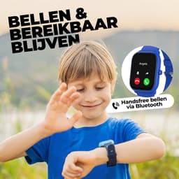 Denver Smartwatch Kinderen - Bellen/SMS/Whatsapp - Voor Android & iOS - Stappenteller - Slaapactiviteit - Hartslag, Bloeddrukmeter, Sportmodus - SWK120BU — thumbnail 2