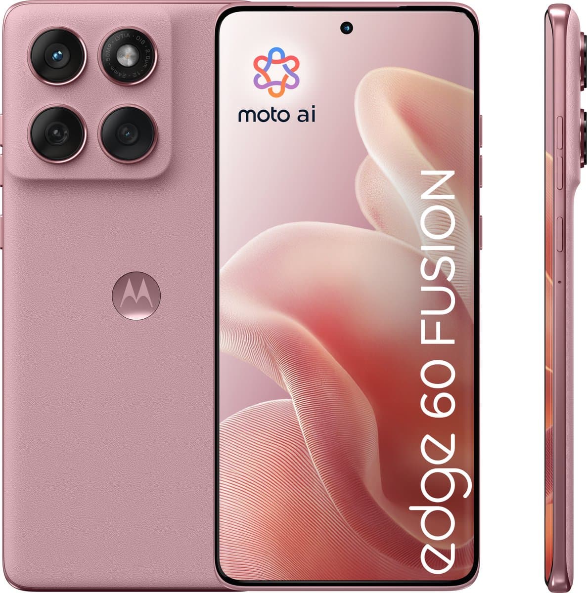 MOTOROLA edge 60 fusion - Zephyr Roze - 256 GB Roze - 256 GB Roze — afbeelding 1