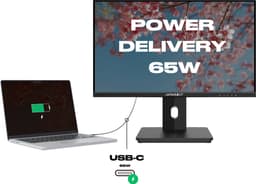 JAPANNEXT Monitor - Full HD USB-C Monitor - 22 inch - USB-C 65w - KVM — thumbnail 2