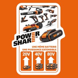 Accugrasmaaier 20V met 33 cm maaibreedte en 35L grasopvangbak - Krachtige borstelloze motor en 6 maaihoogte-instellingen — thumbnail 2