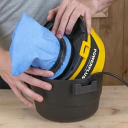 Powerplus elektrische stofzuiger nat-droog POWX318 - 750W stofzuiger werkruimte, huis, tuin, auto - 4l tank - met 2 acc. — thumbnail 2