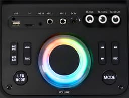N-GEAR THE FLASH 1040 - Bluetooth Karaoke Speaker - 10 Inch Woofer - Discolicht - Draadloze Microfoon - Krachtige party speaker met lichtshow en TWS - 400w — thumbnail 5
