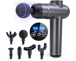 Zavira® Massage gun - Pistool - Theragun - 1800 mAh - Grijs