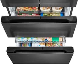 Midea MDRF692FIE46 - Amerikaanse koelkast - Vrijstaand - Frans deur - Roestvrijstaal - 2 deur(en) - Touch - LED - E label - 35 dB - 306 kWh/jaar — thumbnail 3