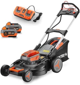 FUXTEC 40V Accu grasmaaier 51 cm FX-E2RM51 – 4-in-1 met 2x 4Ah accu, duolader, mulchfunctie en 50L opvangbak — thumbnail 1