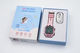 Voltura Smartwatch Kinderen - GPS Horloge Kind Met Simkaart - GPS Tracker - Kinder Smartwatch - Smartwatch Android - 4G - Videobellen - HD Camera - SOS-Knop - Whatsapp en SMS - Elke polsmaat - Nederlands - Incl. Simkaart - Roze — thumbnail 3
