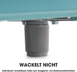 Retro koelkast - bovenste en onderste dubbele deur koelkast - 72 liter totaal volume - met 21 liter vriezervolume - 120 kWh/jaar - LED-licht - Beschikbaar in verschillende kleuren - [Energieklasse E] — thumbnail 5