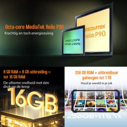 Blackview BV8900 - Robuuste Smartphone - 16GB RAM - 256GB - Warmtebeeldcamera - 6.5 inch - 10000mAh - IP68 Waterdicht - Outdoor Mobiele Telefoon - NFC - GPS - Zwart — thumbnail 2