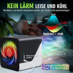 Mobiele Airco - Airconditioning - Ventilatoren - Airco Zonder Afvoerslang -Zwart - Wit — thumbnail 5