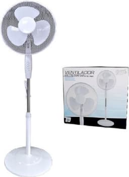 Gerimport staande ventilator 3 snelheden - 40 cm - 45 watt - Wit — thumbnail 1