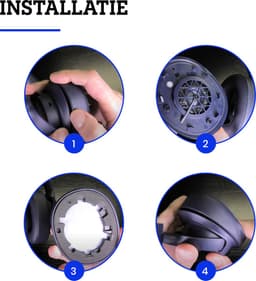 Oorkussens Geschikt Voor JBL Live 650BT NC / 660 NC Koptelefoon - 2 Stuks - Zacht Schuim - Eiwitleer - Donkerblauw — thumbnail 3