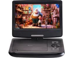 Denver Draagbare DVD Speler Auto - 10 inch - Incl. Hoofdsteunhouder - USB - Draaibaar Scherm - MT1097