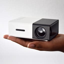 YG-300 Mini Beamer - 320 x 240 - USB - HDMI - Wit - Zwart - 50 lumen — thumbnail 1