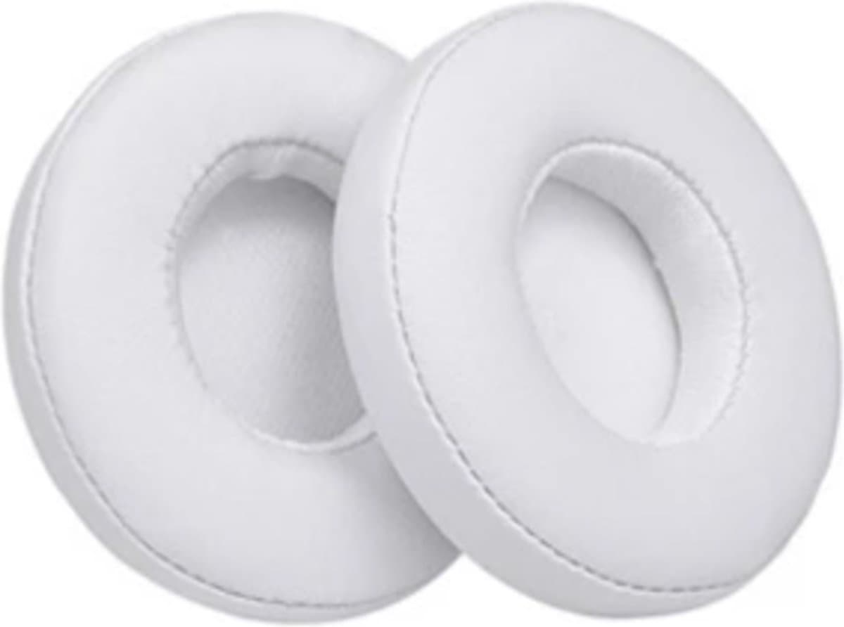 Oorkussens vervanging geschikt voor Beats Solo 2 / 3 Earpads - Wit — afbeelding 1