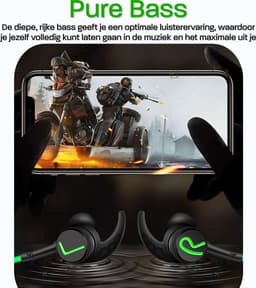 In-Ear Oordopjes met USB C Aansluiting - Oortjes met Draad en Microfoon voor Telefoon / Tablet / Laptop / Smartphone / GSM — thumbnail 4