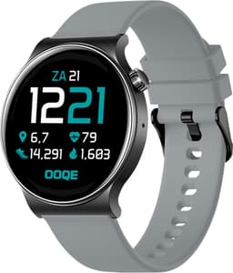 OOQE WATCH CS PRO - Smartwatch Heren en Dames | Geschikt voor iOS en Android | Full HD | Notificaties | Gezondheidsanalyse | Sportanalyse | GPS Koppeling | Bellen | Muziek/Audio Luisteren | Spelletjes | Ergonomisch | Nederlandstalig | Grijs — thumbnail 1