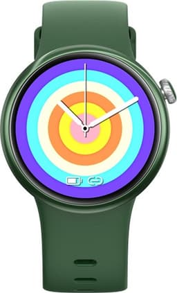 Smartwatch Kinderen – Stappen – Hartslag – Calorieën – Slaap Monitor – Legergroen — thumbnail 5