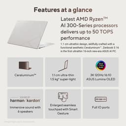 ASUS Zenbook S 16 UM5606WA-RK083W - Copilot+ Laptop - 16 inch — thumbnail 2
