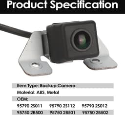 Achteruitrijcamera voor IX35, IX20 en Tucson - Waterdichte Backup Parking Camera — thumbnail 4