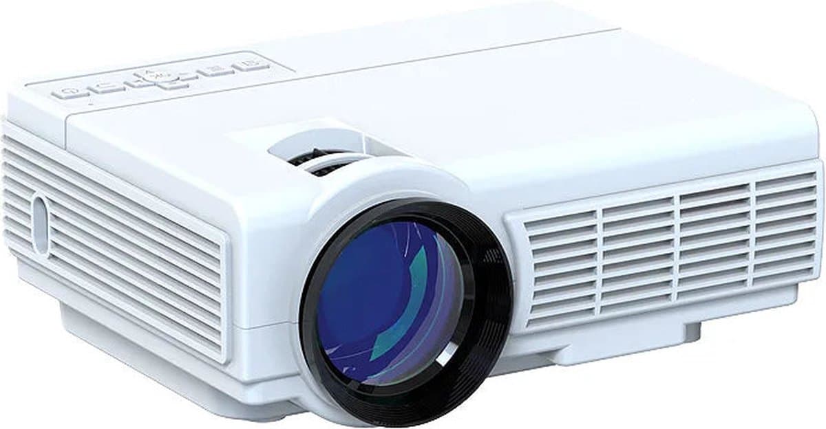 Yowhick - Beamer - Projector Beamer - Mini Meamer - 1080P - Automatische focus - met WiFi - 5G+2.4G Wireless Connection - Wit — afbeelding 1