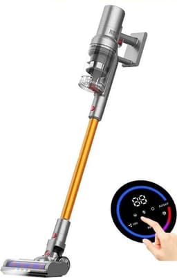 DoneMore® - snoerloze - steelsotfzuiger - handstofzuiger - LED touchscreen - slimme stofsensor - krachtige zuigkracht — thumbnail 1
