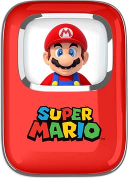 Super Mario - draadloze oordopjes - schuifdisplay met LED verlichting - met oplaadcase - touch control - lange batterijduur — thumbnail 2