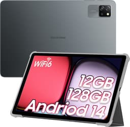Blackview Tab 60 WiFi Android 14 Tablet - 12GB+128GB(1TB Externe SD) - 10.1'' HD+ Display - 5100mAh Batterij - Dubbele boxluidsprekers Grijs — thumbnail 3