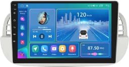 geschikt voor Fiat 500 ( WIT ) 2008 - 2014 | Autoradio met Navigatie — thumbnail 1