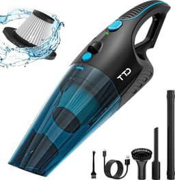 TTD® Premium Autostofzuiger Draadloos - Extra Krachtig 14.000 Pa - Nat & Droog - Inclusief Premium HEPA-filter - Draadloze Kruimelzuiger - Stofzuiger voor Auto - Handstofzuiger - Kruimeldief — thumbnail 1