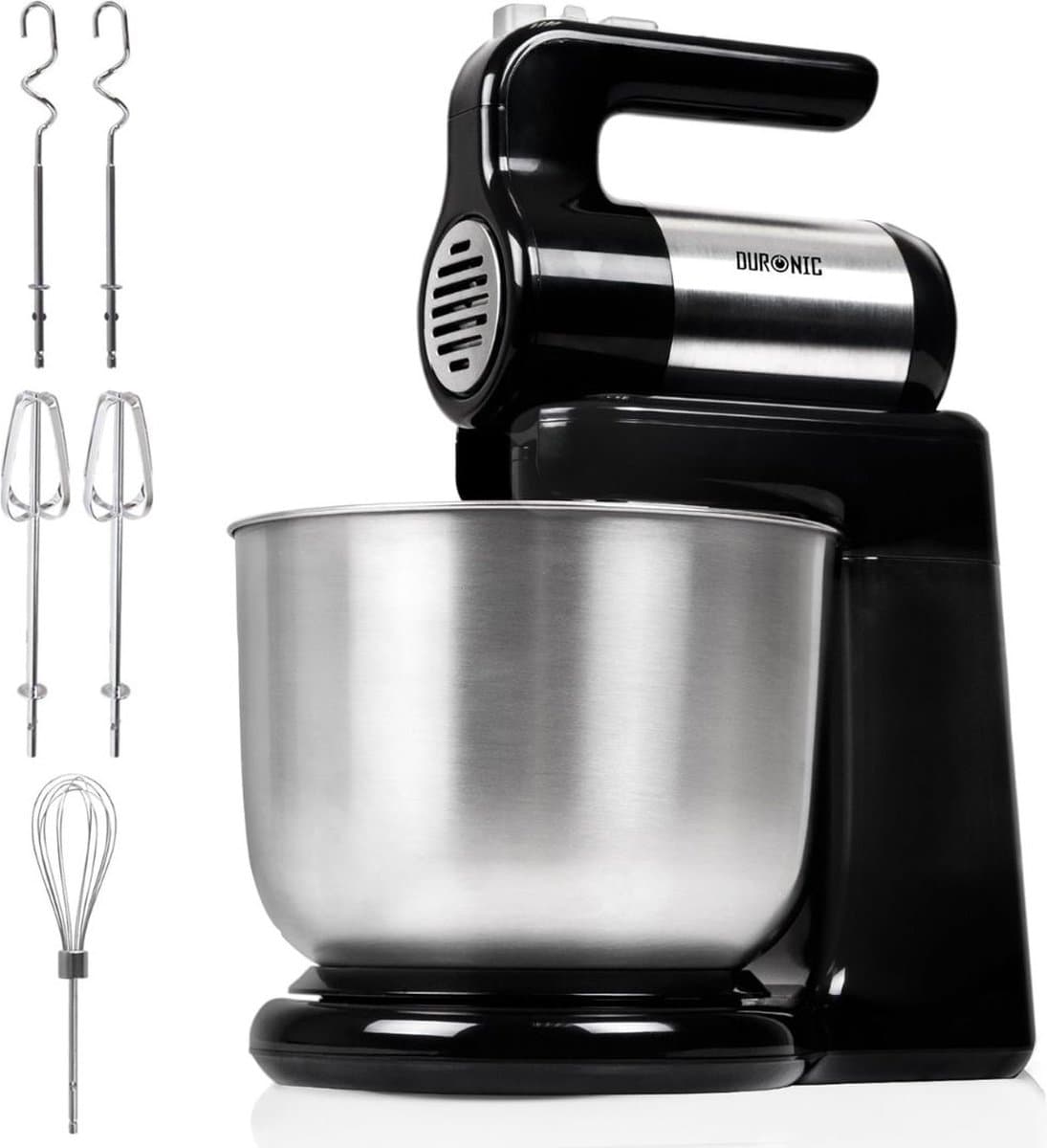 Deegmachine - Kneedmachine met 5 Standen - Deegmixer 2 in 1 - 300W — afbeelding 1