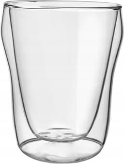 Florina Malachit dubbelwandige french press / cafetiere met 2 dubbelwandige glazen - Set van 3 - Vaatwasserbestendig - Gehard glas — thumbnail 3