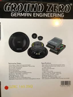 GroundZero GZRC165.2SQ- High end composet 165mm - 3 Ohm impedantie — thumbnail 4