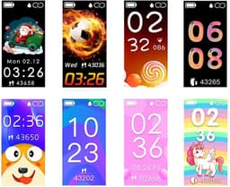 Smartwatch Kinderen - Waterdicht - Hartslag - Slaap Monitor - Zwart — thumbnail 3