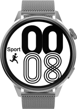 Belesy® NUMBER 4 - Smartwatch Heren – Smartwatch Dames - Horloge – Stappenteller – Calorieën - Hartslag – Sporten - Splitscreen - Kleurenscherm - Full Touch - Bluetooth Bellen – Milanees – Staal - Zilver - Moederdag — thumbnail 4