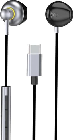 usb C oortjes met draad - Bedrade oordopjes met usb C aansluiting - usb C headset met microfoon - Oordoppen geschikt voor Samsung Galaxy S26/S25/S24/S23/S22/S21/S20 — thumbnail 1