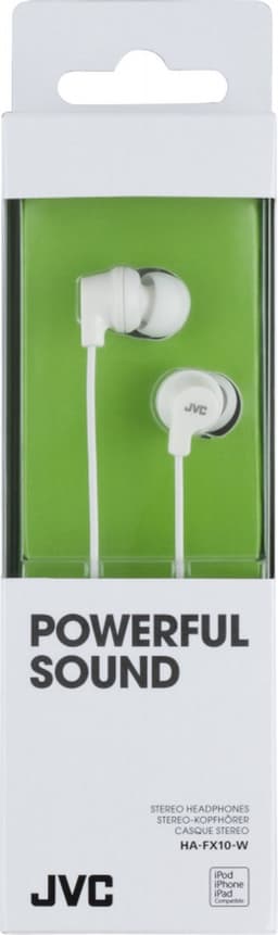 JVC HA-FX10-W-EF - In Ear hoofdtelefoon - Wit — thumbnail 2