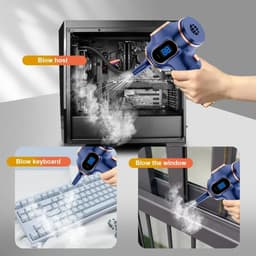 Innovastore Autostofzuiger - Kruimeldief - Draagbarestofzuiger - Reinigingsmachine - Tapijtreiniger - Draadloos - 95000PA -Blauw — thumbnail 4