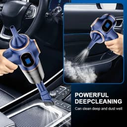 Innovastore Autostofzuiger - Kruimeldief - Draagbarestofzuiger - Reinigingsmachine - Tapijtreiniger - Draadloos - 95000PA -Blauw — thumbnail 3