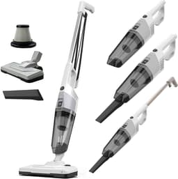 RUX® Steelstofzuiger met snoer - Steelstofzuiger - Stofzuiger - Wit/Zwart - ‎113cm x 26cm x 12cm — thumbnail 1
