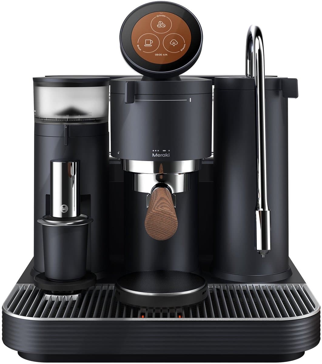 Meraki Gen 2 Espresso machine met molen – Zwart — afbeelding 1