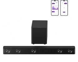 ULTIMEA Poseidon M60 Boom – 5.1-kanaals Dolby Atmos Soundbar met Subwoofer, 340W, VoiceMX, BassMX, App en Bluetooth 5.4 — afbeelding 1