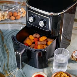 YOR® Heteluchtoven - Oven - Airfryer Oven - Zwart - 27cm x 33cm x 30cm — thumbnail 4